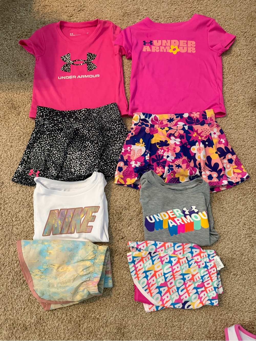 Under Armour & Nike Girls bundle